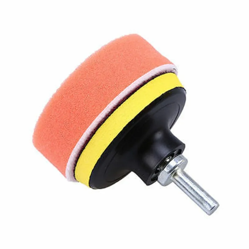 Car Polishing Sponge Pads Kit Foam Pad Buffer Kit Polishing Machine Wax Pads for Auto Motorcycle motor vehicle Removes Scratches