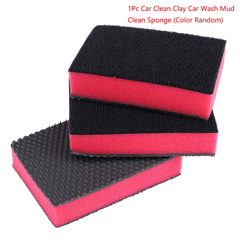 1Pc Car Clean Clay Car Wash Mud Clean Sponge Auto Cleaning Clay Bar Auto Detailing Cleaner Cars Care Washing Tool(Color Random)