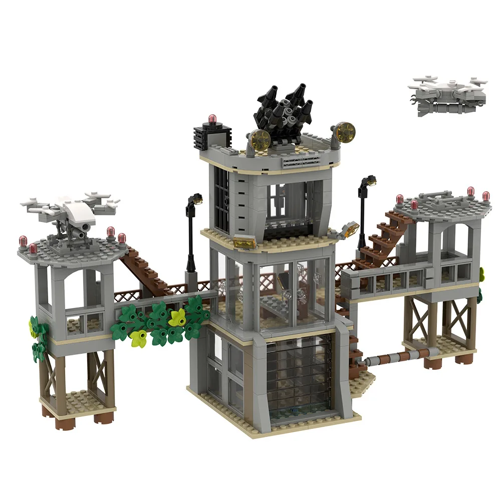 

MOC Military Scene Air Transport Base Model Building Blocks War Series Assembled Educational Toys Small Bricks DIY Holiday Gifts