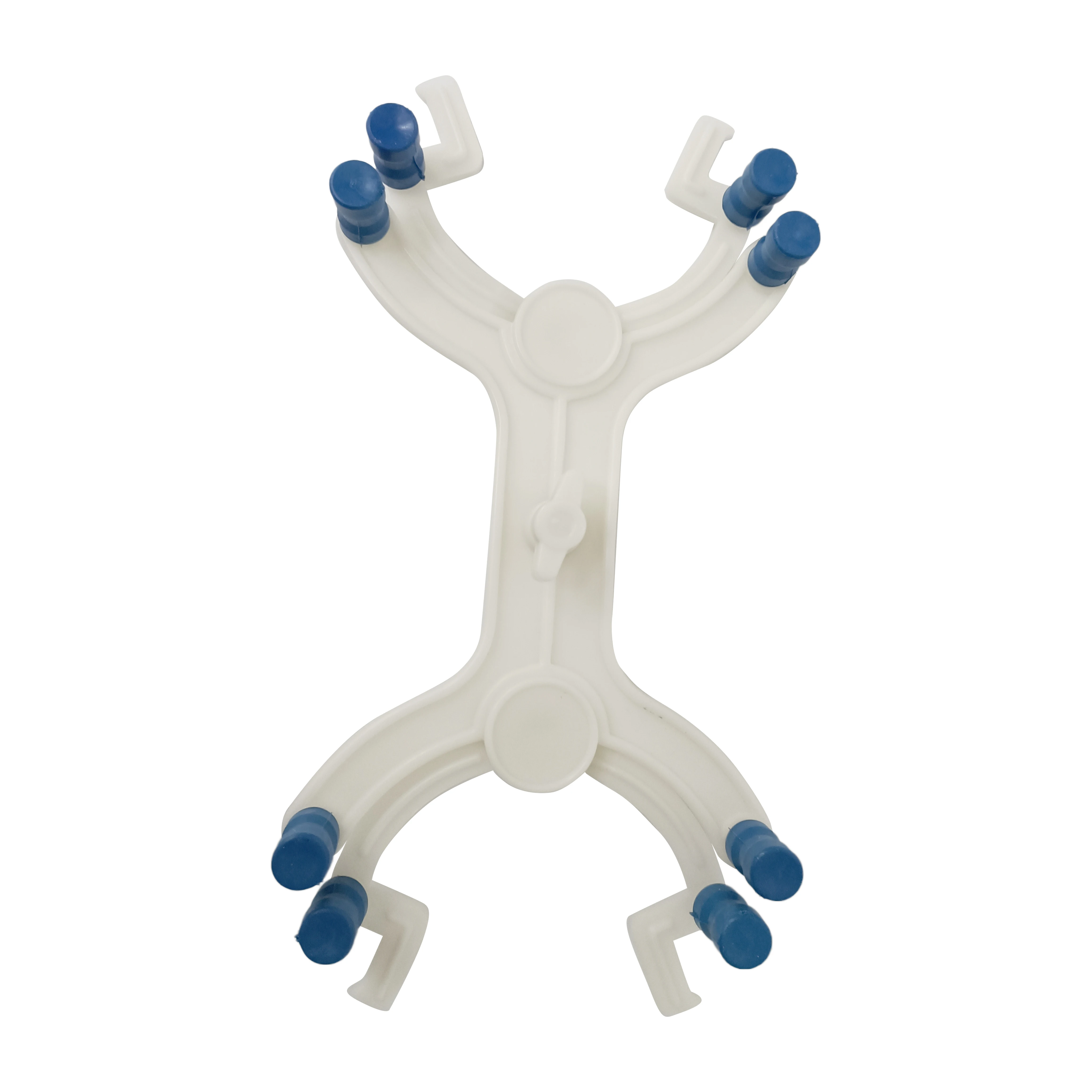 Laboratory Supplies Chemistry Titration Teaching Buret Holder Fix Clip Adjustable White Plastic Double Burette Clamp