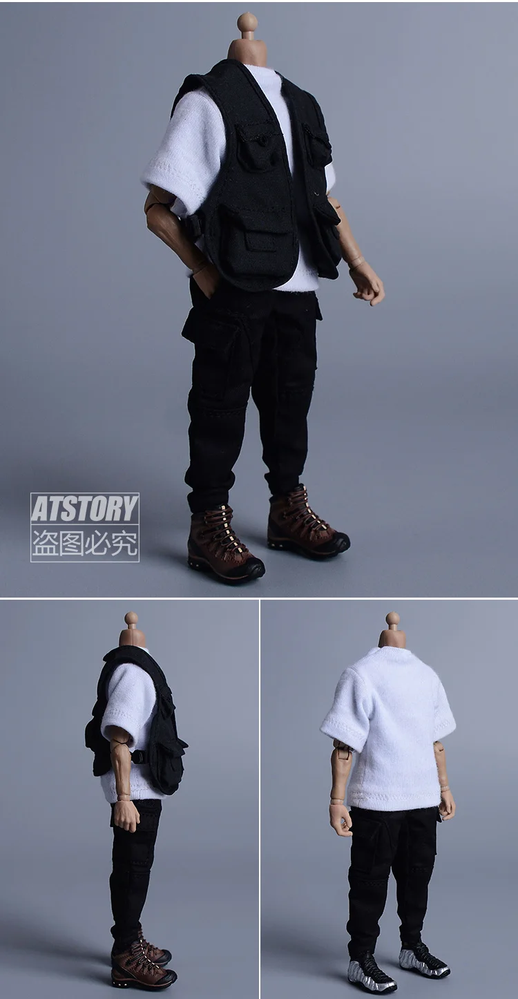 1/12 トレンド兵士服モデルカーゴパンツフィット 6 インチアクションフィギュアボディ人形衣類アクセサリーモデル