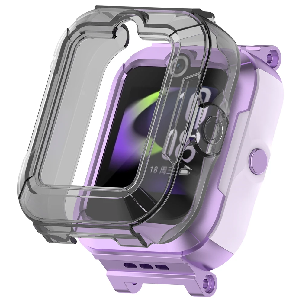 Beschermhoes Voor Huawei Kinderhorloge 5-serie Universele Zachte Tpu Halve Verpakking Hoesjes Beschermhoes Bumper Horloge Acces