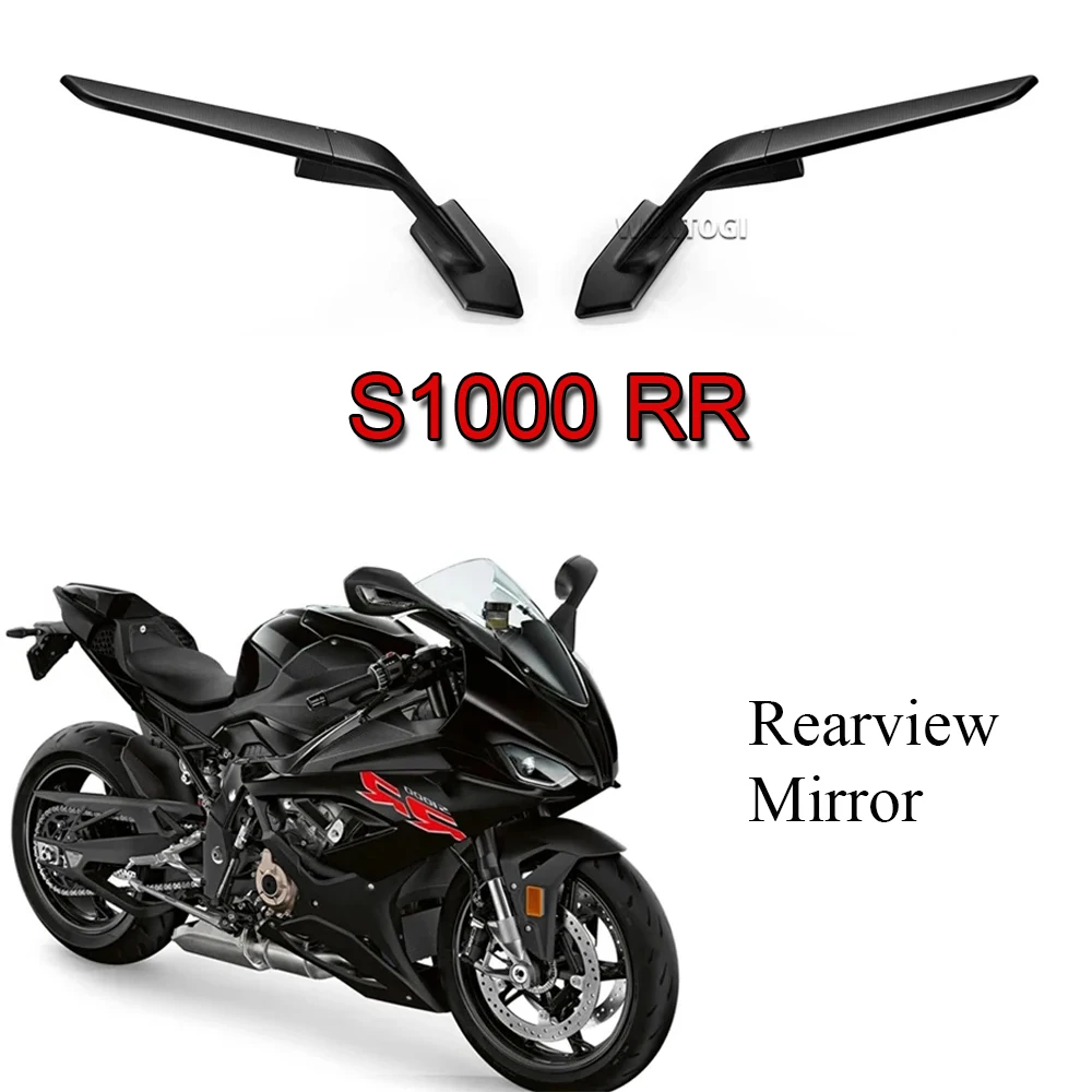 

S 1000 RR Stealth Mirrors New 2019-2023 Rearview Mirror Motorcycle For BMW S1000RR Sports Winglets Mirror Kits Adjustable Mirror