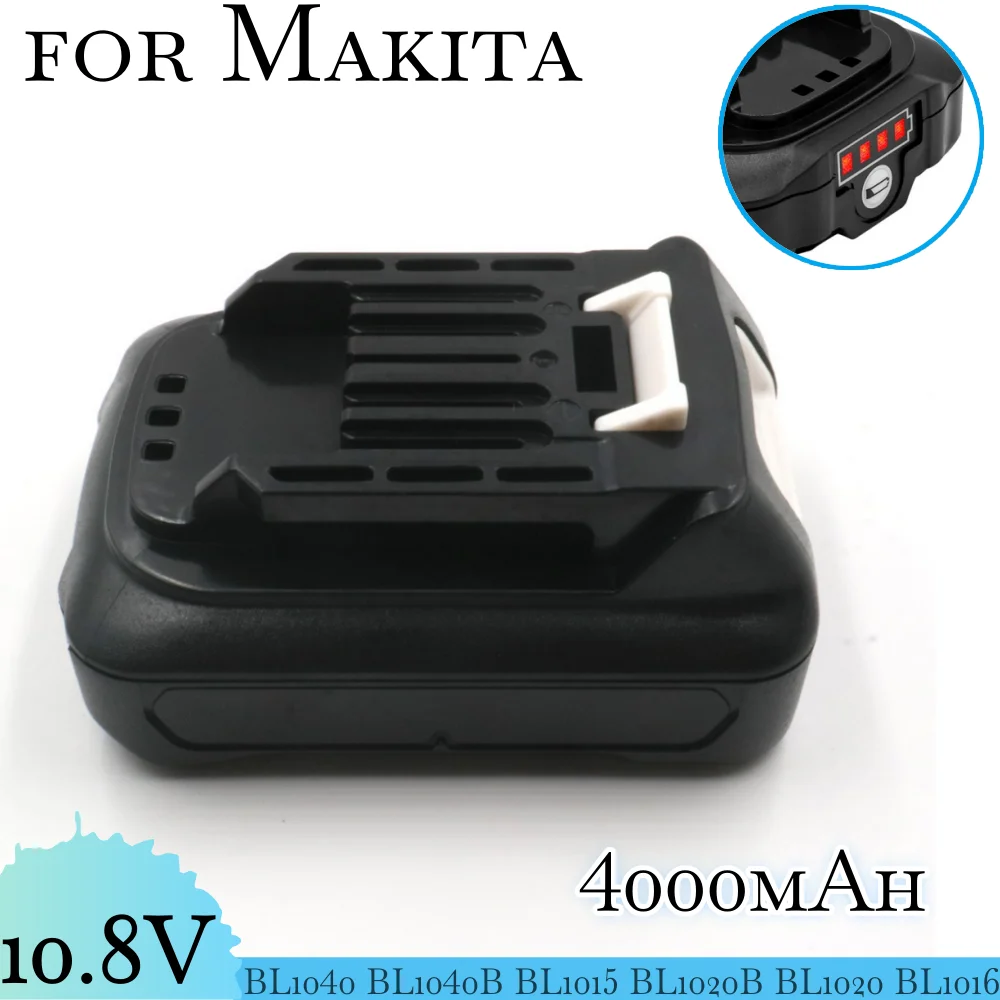 

BL1021B 4.0Ah 10.8V Battery Replace for Makita 12V Max CXT Lithium-Ion Battery BL1016 BL1041B 197339-1 BL1040 BL1040B BL1015B
