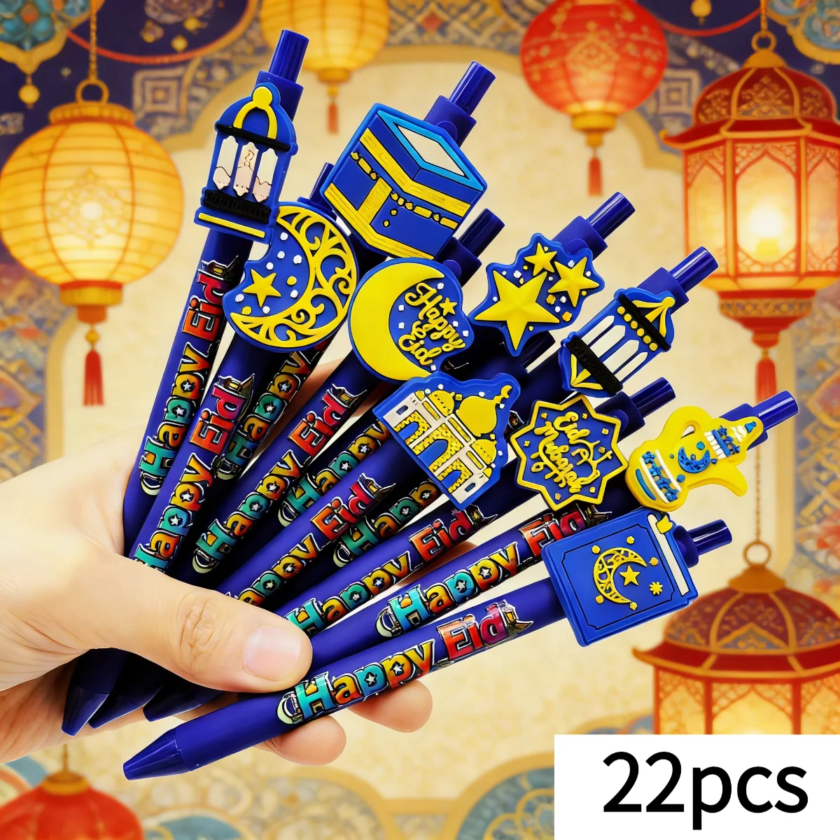 

22 штук шариковых ручек с рисунком звезд и луны. Специальные ручки для подписи по лунному календарю. Подарочные шариковые ручки.