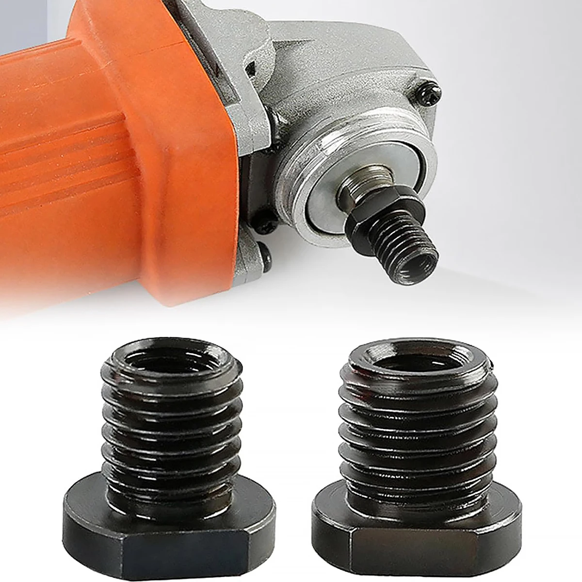 Angle Grinder Adapter M10 to M14/M16 Thread Converter, Quick Connect Polishing Machine Interface Connector Black Practical Conve image 3