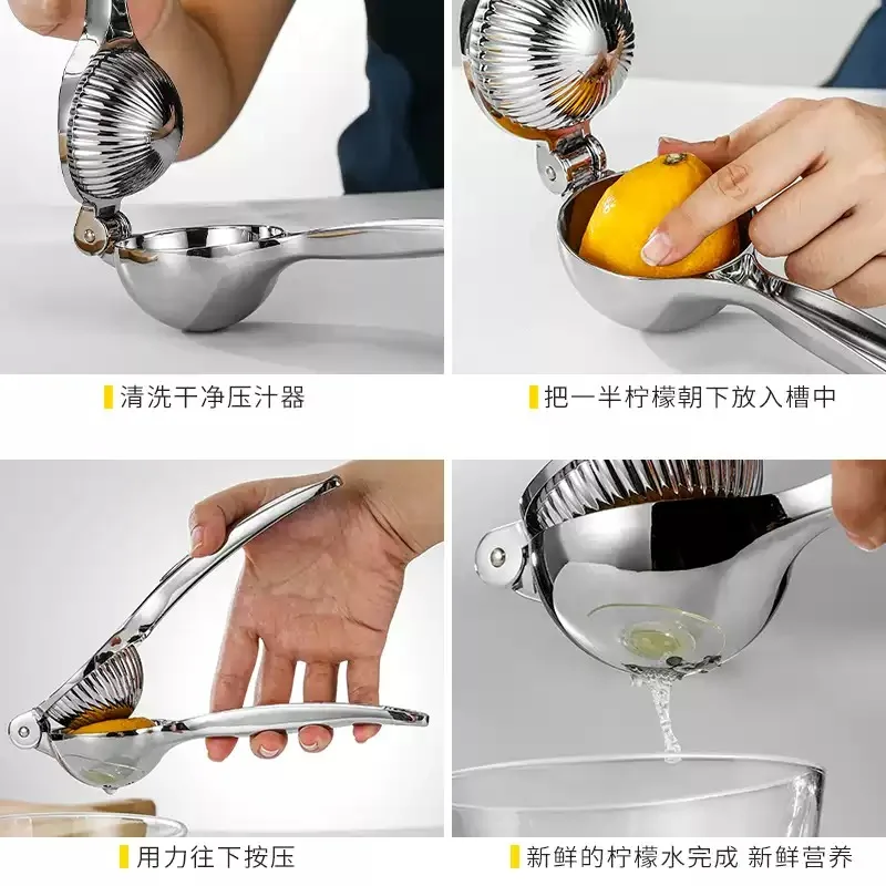 Handheld Manual Citrus Squeezer Lemon Orange Lime Kumquat Juicer Portable Kitchen Fruit