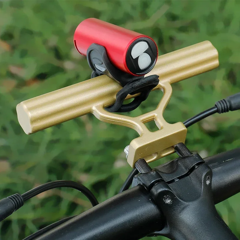 Deemount 15CM Bicycle Stem Extended Bracket Headlight Mount Bar Computer Holder Lamp Alloy Support Extender