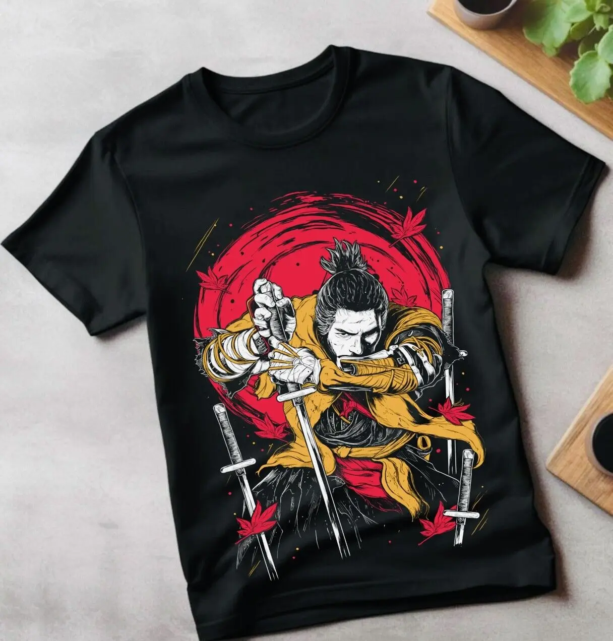 Samurai Champloo T-Shirt Manga Anime Walk Mugen Jin Fuu Kasumi Shirt All Size