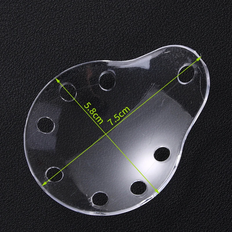 XIUGE Transparent Breathable Single Eye Protection Shield Oval Design Comfortable Eye Safety Porous Plastic for Industrial Use