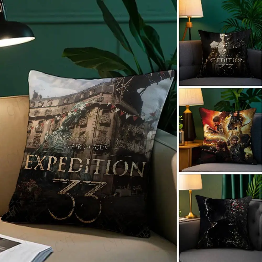 

Anime Fame Clair Obscur Expedition 33 Pillow Case Custom Printed Brushed Fleece Pillow, Baby Skin-Touch, Eco-Friendly Dye-Sublim