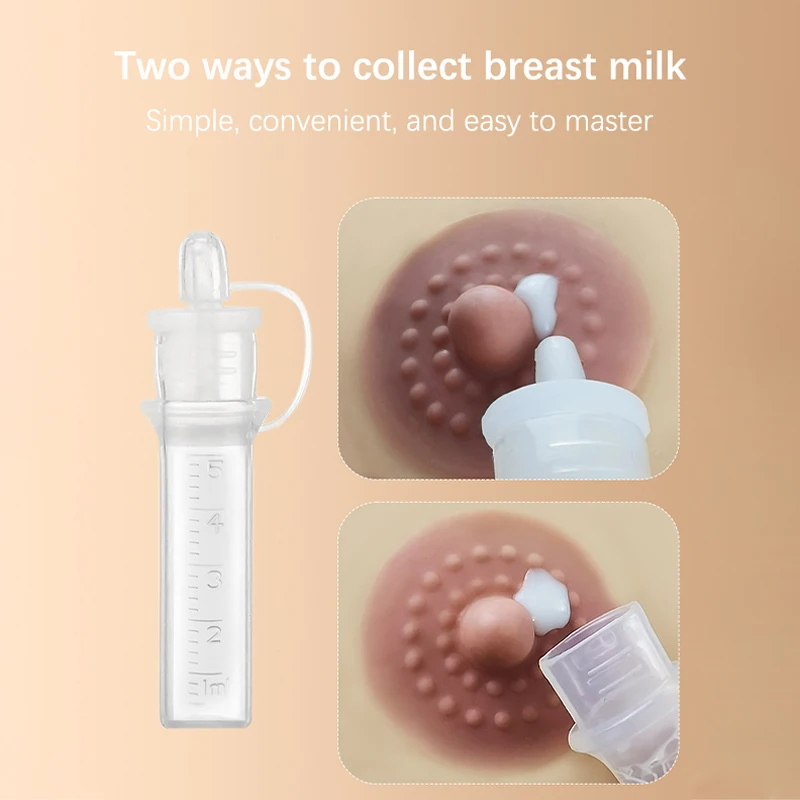 1PC Colostrum Collector Breast Milk Collection Baby Feeding And Medicine Reusable Breastfeeding Device