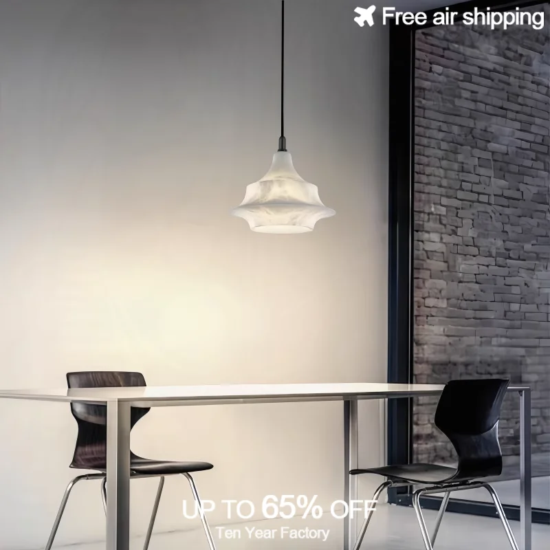 

Adjustable Black Oval Round Natural European Acrylic LED Pendant Light for Ceiling Bedroom Bedside with Luxury Lustre