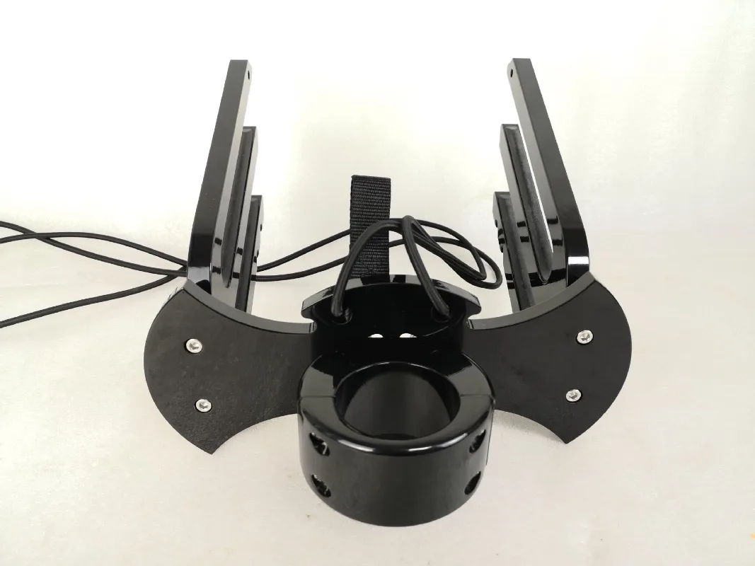 Yacht Ship Aluminum Water Ski Board Surfboard Storage Bracket Fixing Frame Surface Spray Black 340 * 300 * 210mm
