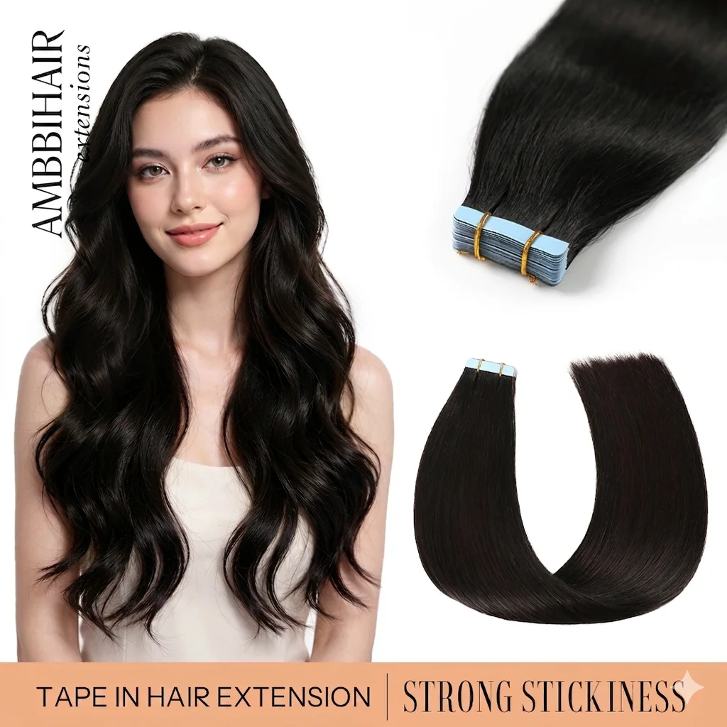 20pcs-european-remy-straight-natural-black-human-hair-tape-on-extensions-invisible-adhesive-100-human-hair-for-salon