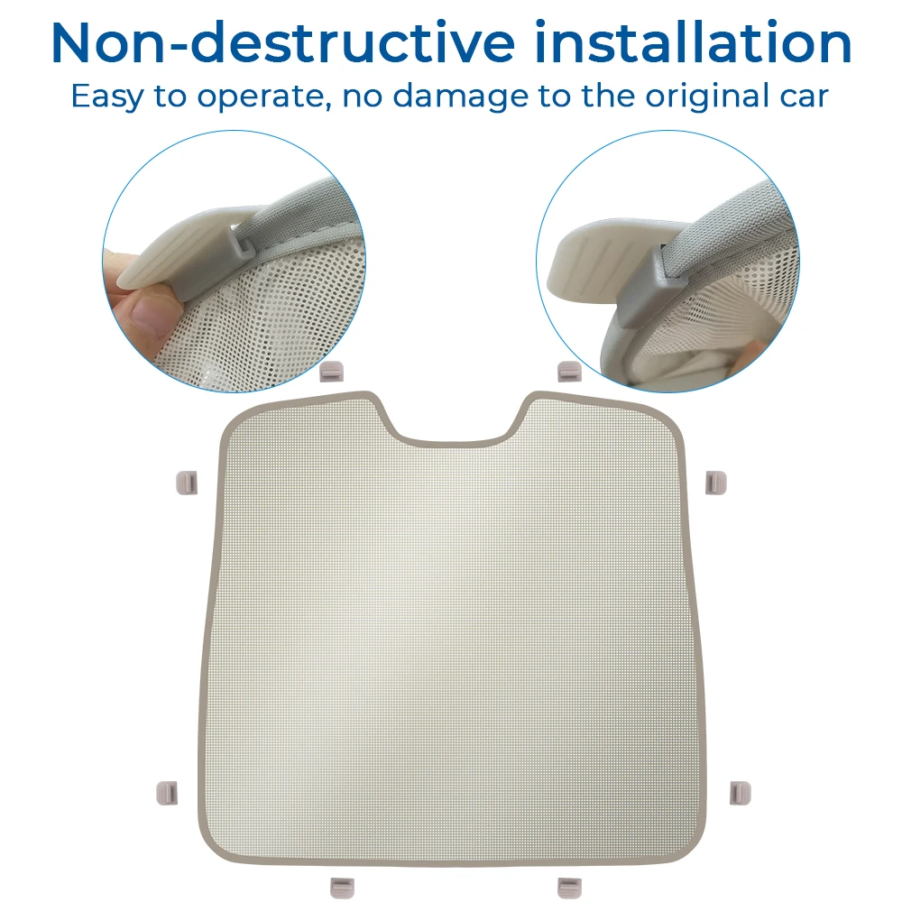 ฉนวนกันความร้อนในรถยนต์ม่านบังแดดสำหรับ2022 2023หลังคา2024กระจกเทอร์มาผ้าป้องกันการสัมผัสกับแสงแดดรังสียูวี