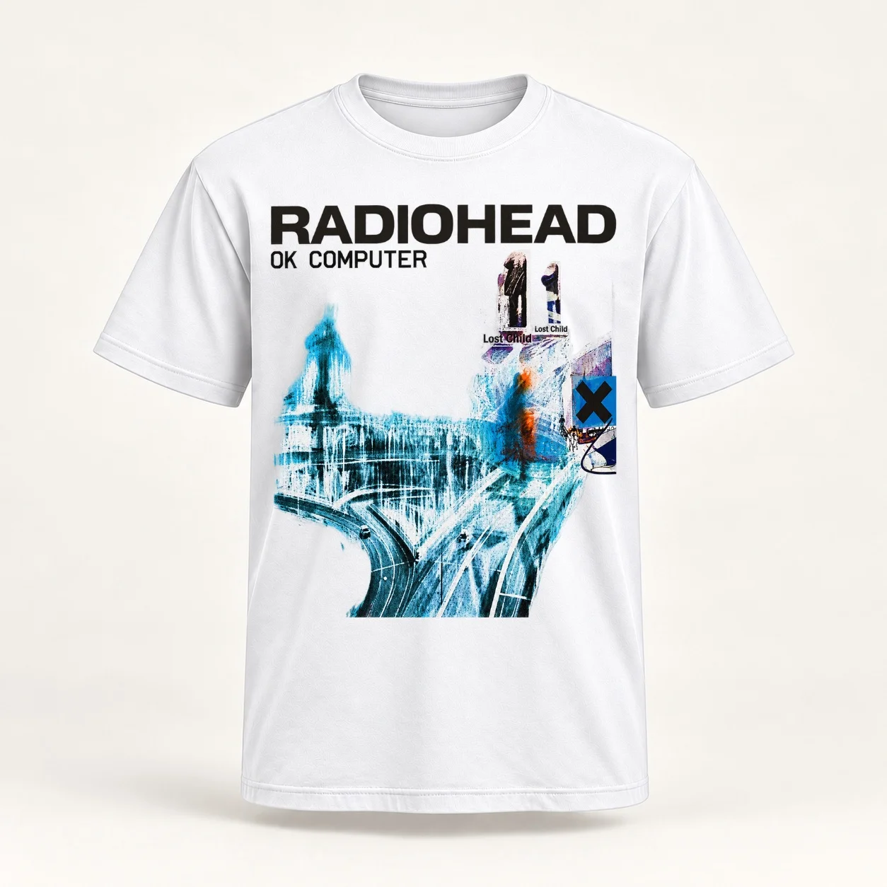 Radiohead OK Computer Alternative Rock Album Vintage Music Graphic Classic Women T-Shirt
