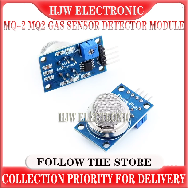 MQ-2 MQ2 Smoke Gas LPG Butane Hydrogen Gas Sensor Detector Module For Arduino