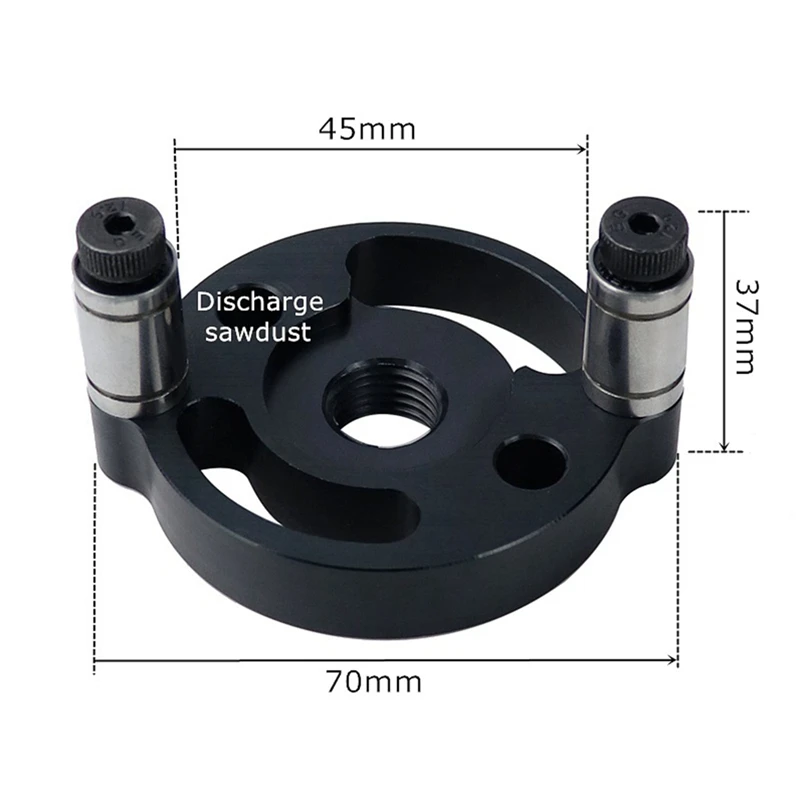 Woodworking Straight Hole Punching Beech Center Punching Tool Punching Positioner Kit