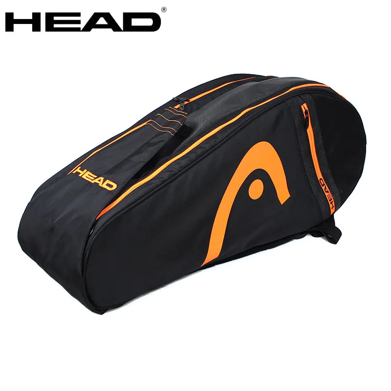 

Unisex Genuine HEAD Tennis Bag High Quality Big Capacity Padel Squash Beach Tennis Racket Backpack Women Men Tennis Sports Bag