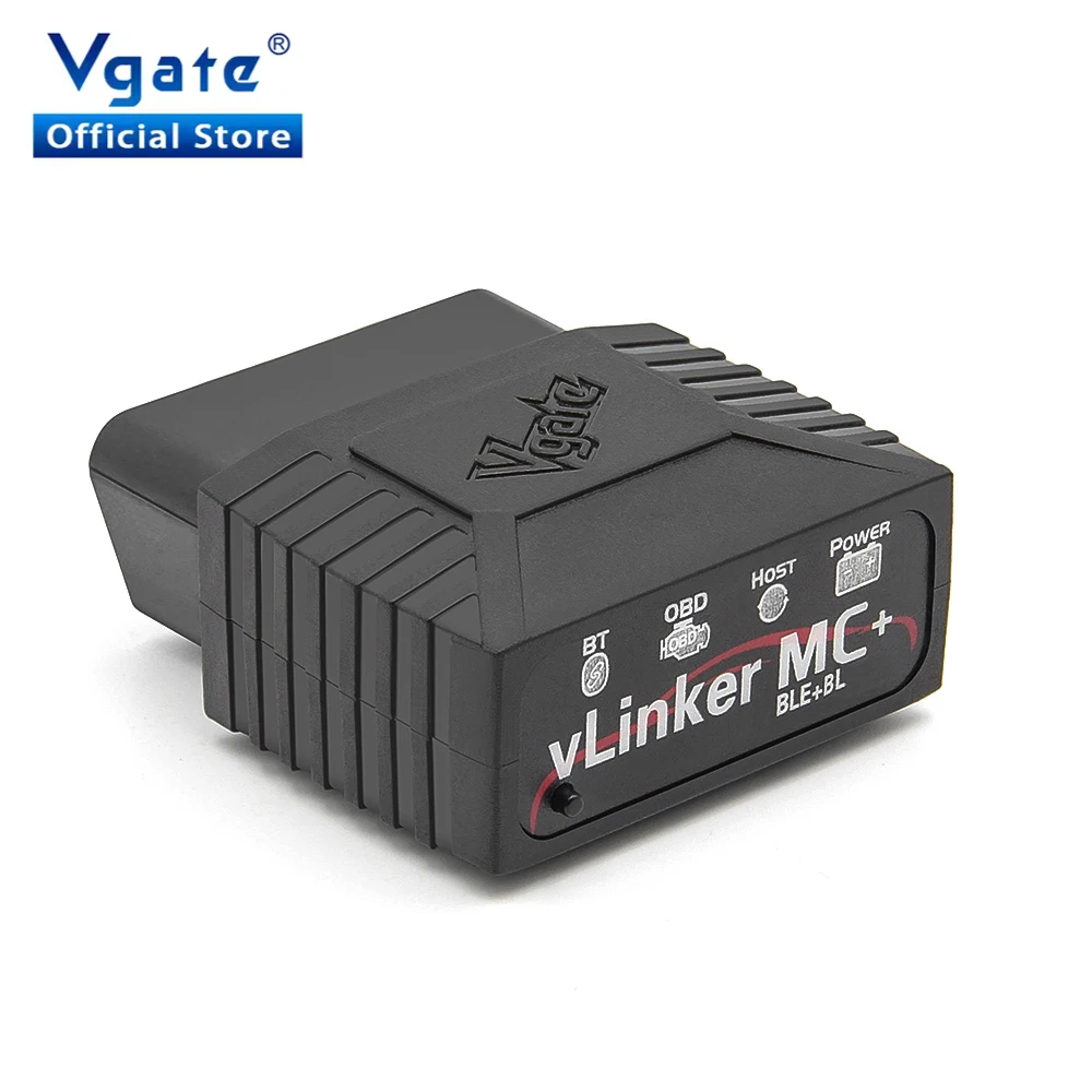 Vgate VLinker MC+ Bluetooth 4.0 ELM327 V2.2 OBD2 Scanner BLE OBD 2 Auto Car Diagnostic Tools For BimmerCode FORScan ELM 327