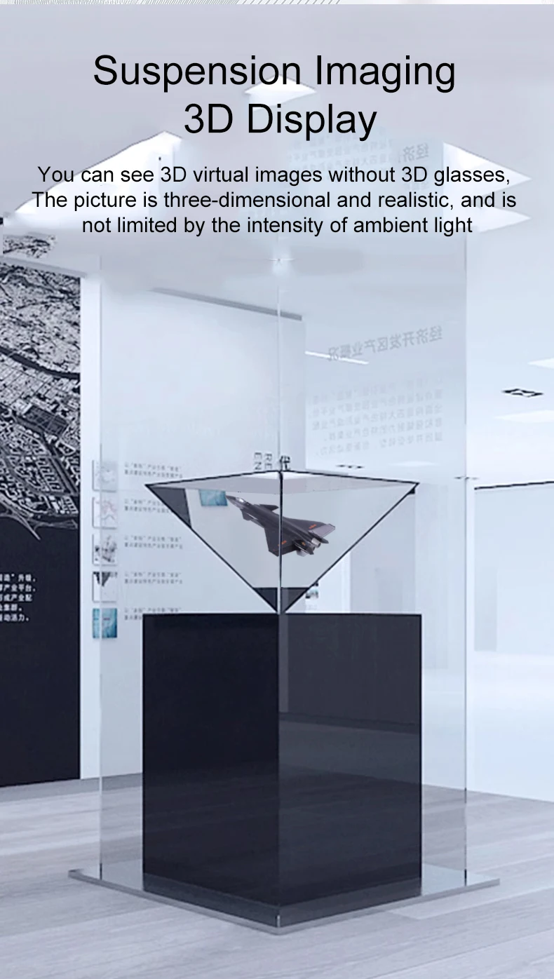 75-inch Cylindrical Hologram Display For Retail - 3D Holographic Cabinet With Dynamic Playback Function