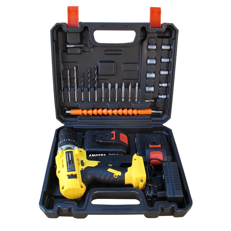 

36V Electric Screwdriver Drill With Li-ion Battery Cordless Power Kit Tools High Quality Nepal Machine Variable Speed Cordless