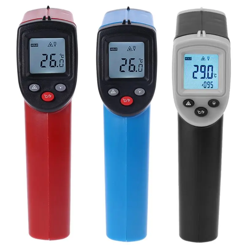 ดิจิตอล Gm320เครื่องวัดอุณหภูมิอินฟราเรด Non Contact เครื่องวัดอุณหภูมิอินฟราเรดอุตสาหกรรม Pyrometer IR Point-50 ~ 380