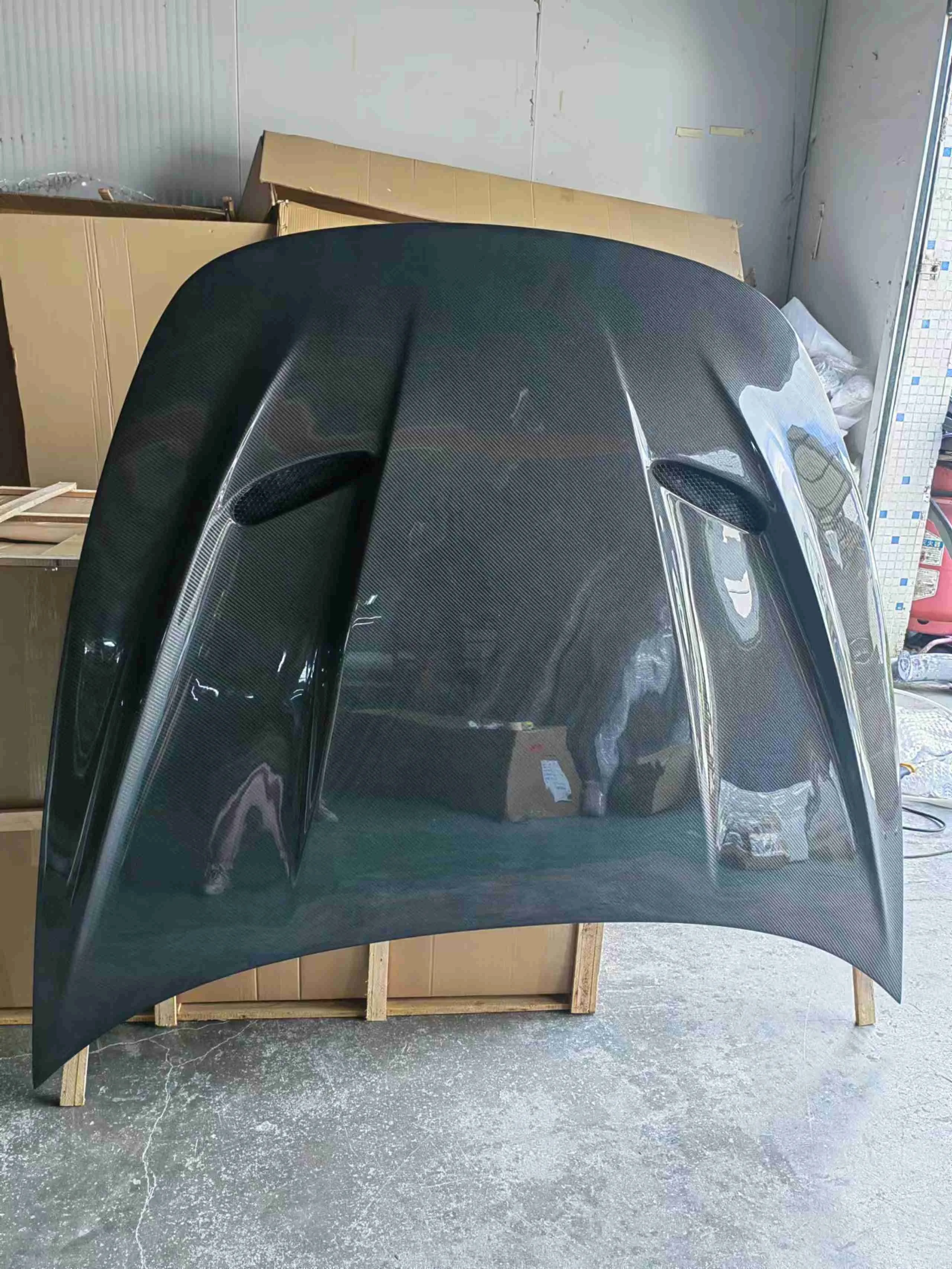 

Factory Price Carbon Fiber Engine Bonnet for Kia Stinger Carbon Fiber Hood Perfect Ftiment 18-23