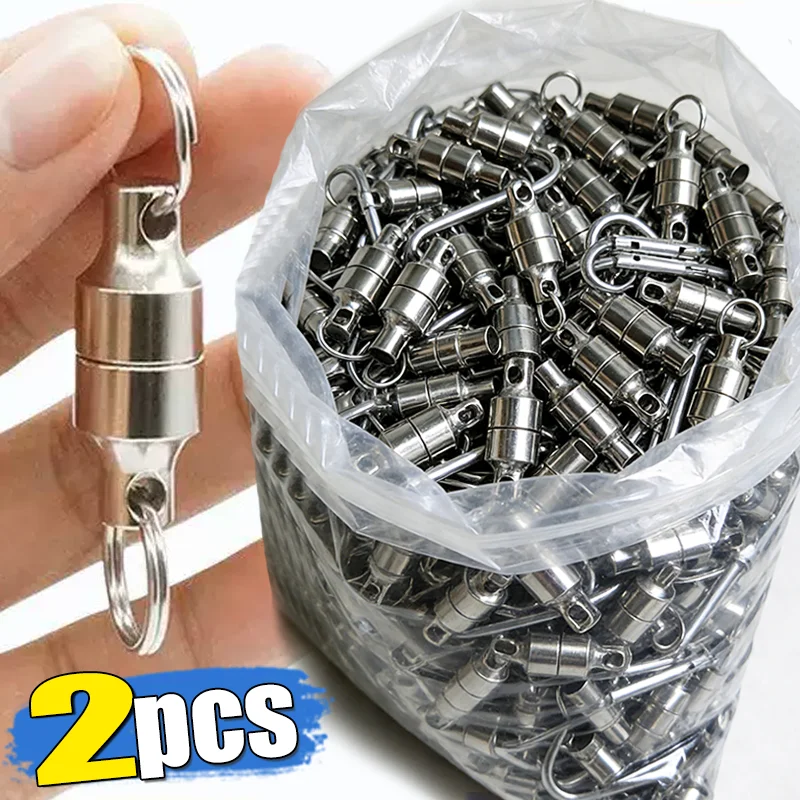 Essential Outdoors Strong Magnet Keychain Anti-loss Portable Carabiner Buckle Bag Pendant Essential  Fishing Gear Fasteners