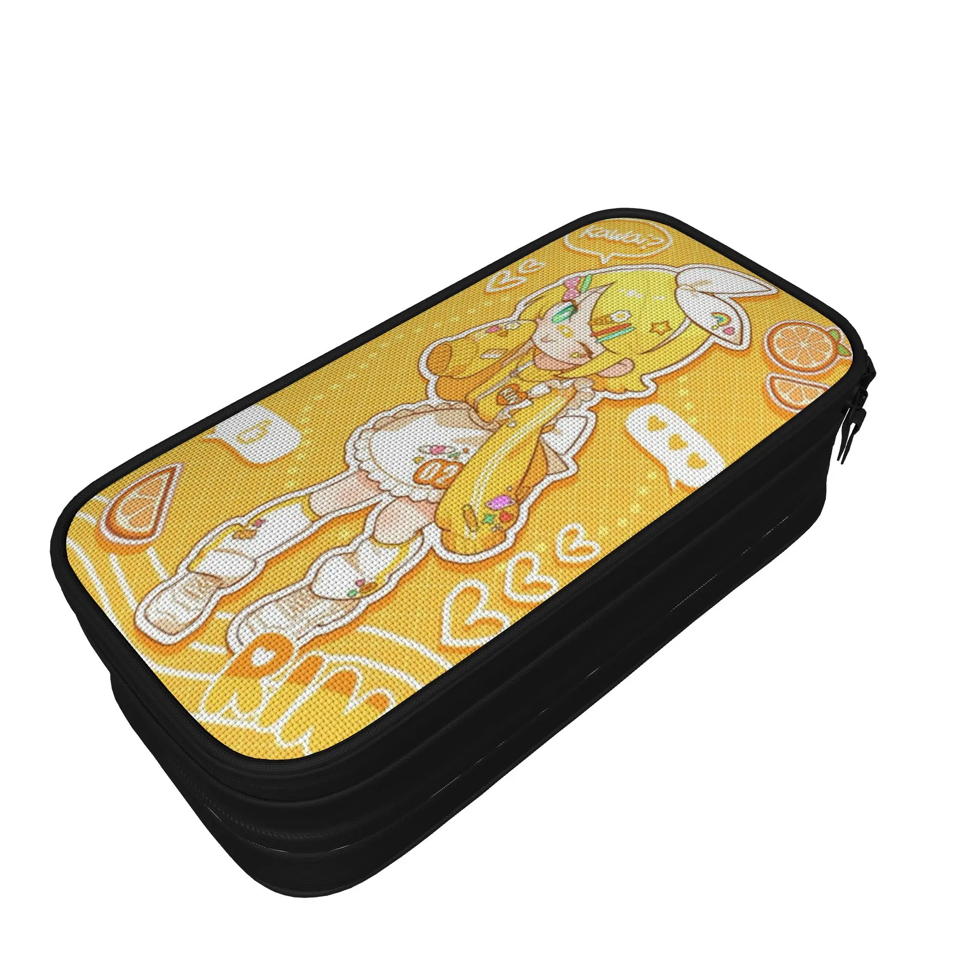 Kagamine Rin Len Merch Glasses Case for Girls Student Zipper  Glasses Storage Box Protector Sunglasses Box
