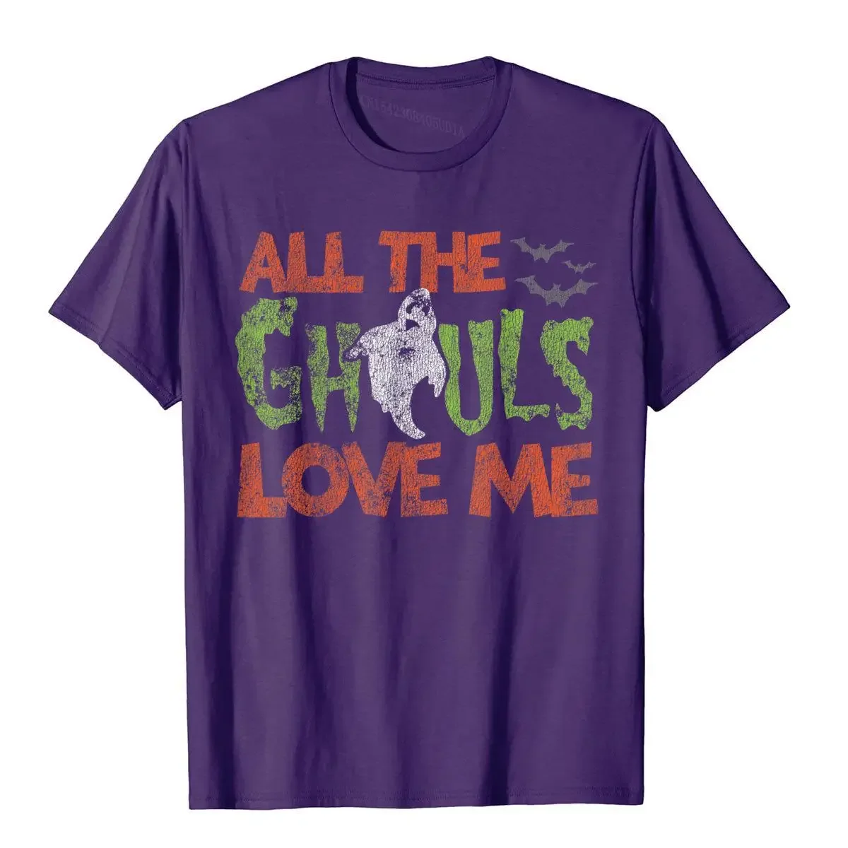 All The Ghouls Love Me Funny Halloween T-Shirt Novelty T  Hot Sale Cotton Mens Tops  Youthful