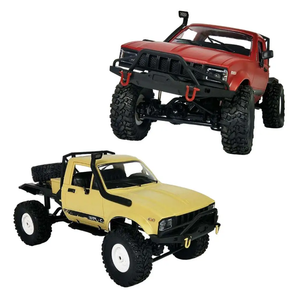 1:16 Scale 4 Truck DIY RC Car Truck Four Wheel Drive Pickup Truck for WPL C14 Toy Car Boy Adults Gifts Off Road Vehicle Assemble