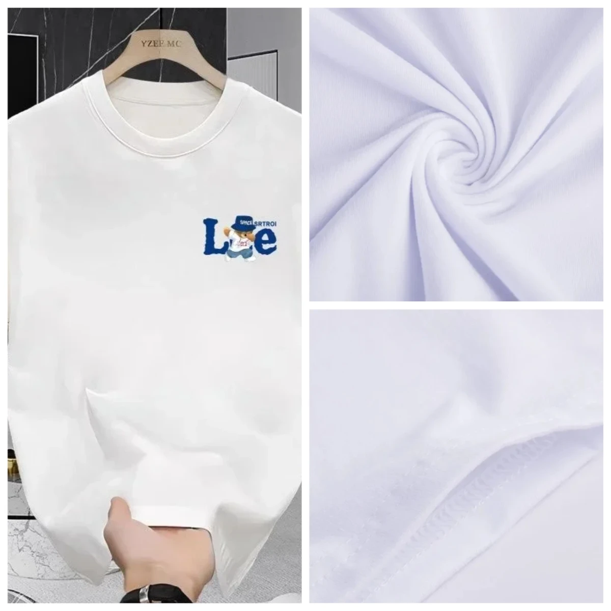 

2025 Summer European and American Fashion Brand Printed Men's and Women's Short-sleeved Round Neck T-shirt Top