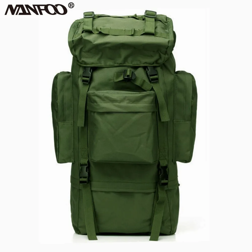 

Waterproof Plus Size 56-75L Trekking Travelling Backpack Camouflage Hunting Bag Wear Resistant Adventure Mountaineering Backpack