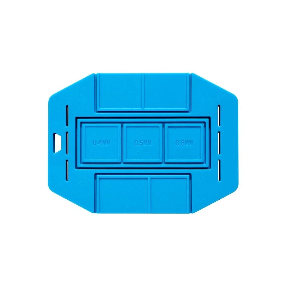 Almohadilla de silicona BGA, estera aislante, plantilla Universal BGA, Base magnética para CPU IC, soldadura de Chip, herramientas de Reballing BGA