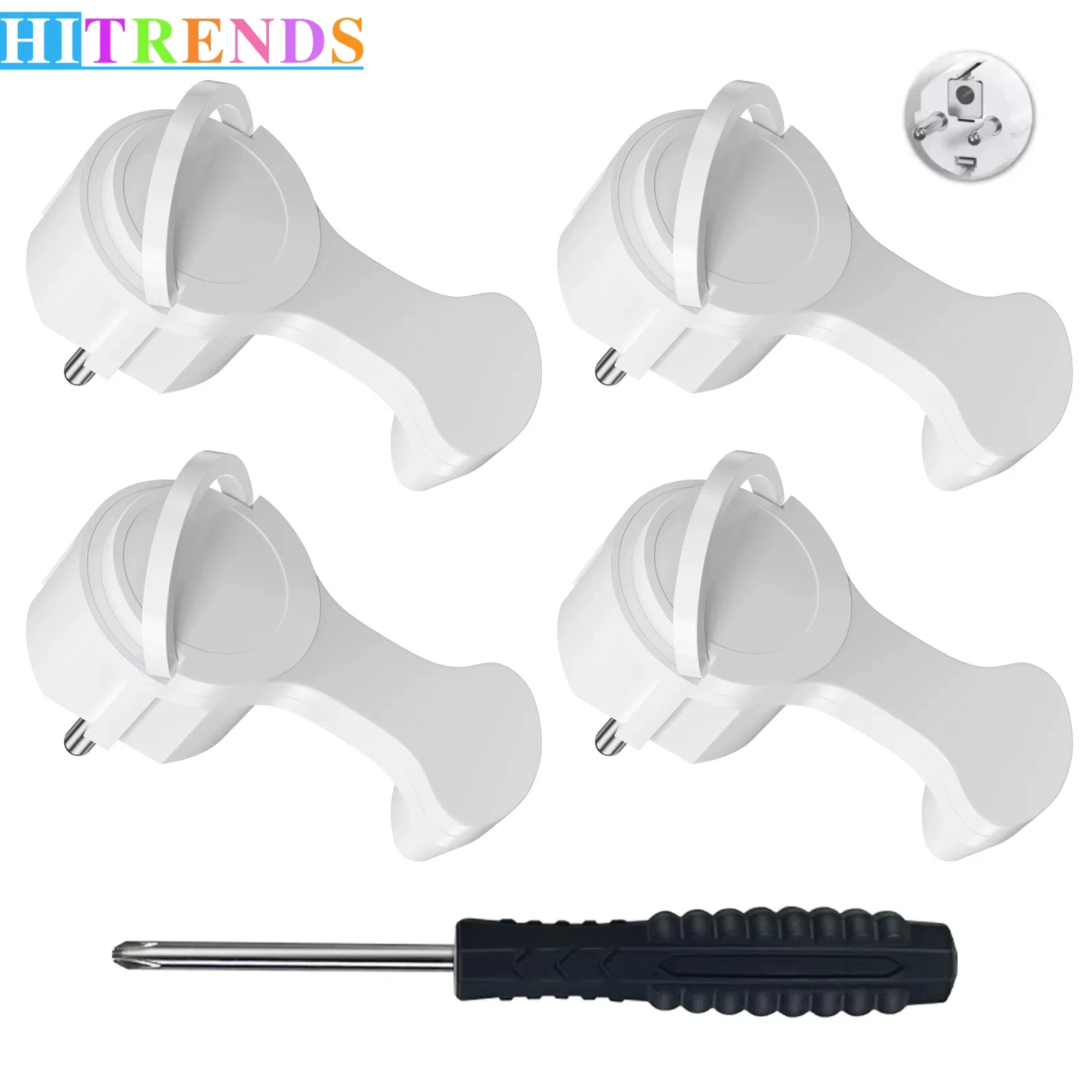 

4 плоских адаптера европейского стандарта, складная ручка, сменная вилка питания, переходная розетка, стандартная отвертка для ленты