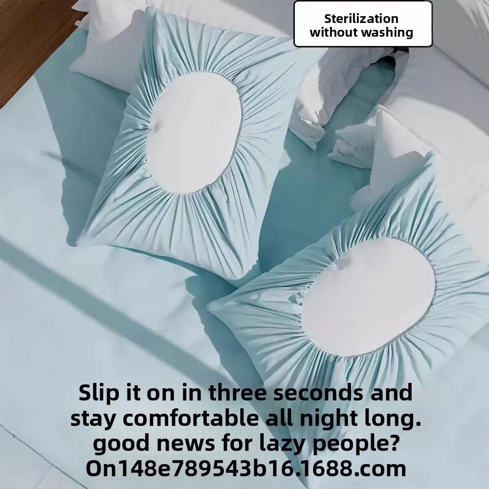 غطاء وسادة للاستعمال مرة واحدة، مقاوم للأوساخ والمعقمة للسفر، مزدوج الحجم، قطار الفندق، لوازم السياحة النائمة المحمولة
