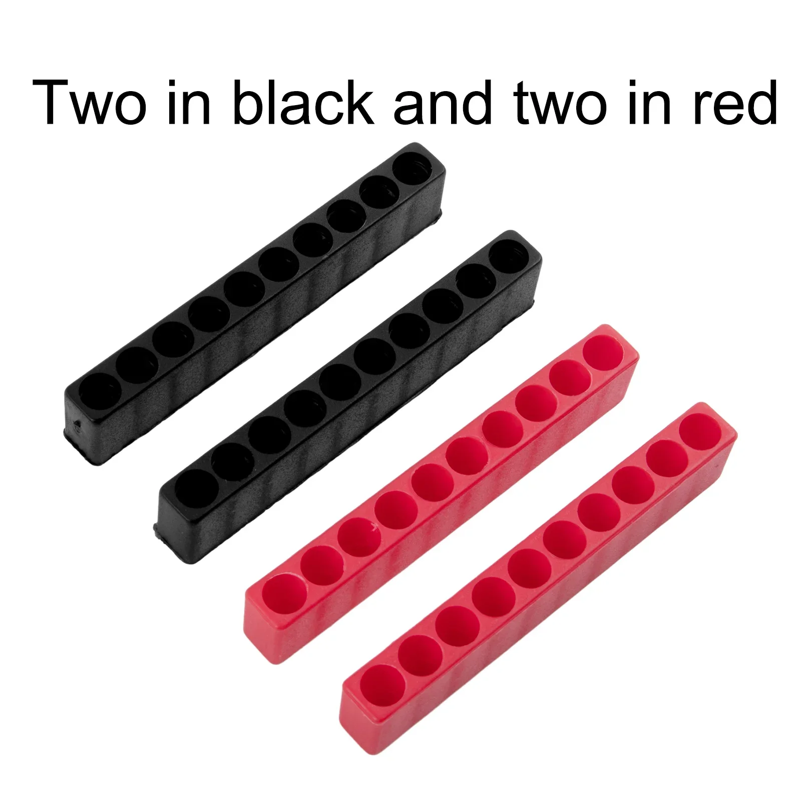 4Pcs Bit Holder 10 Hole 1/4 Holder Screwdriver Storage Box Hex Shank Screwdriver Plastic Screwdriver Storage Screwdriver Bit