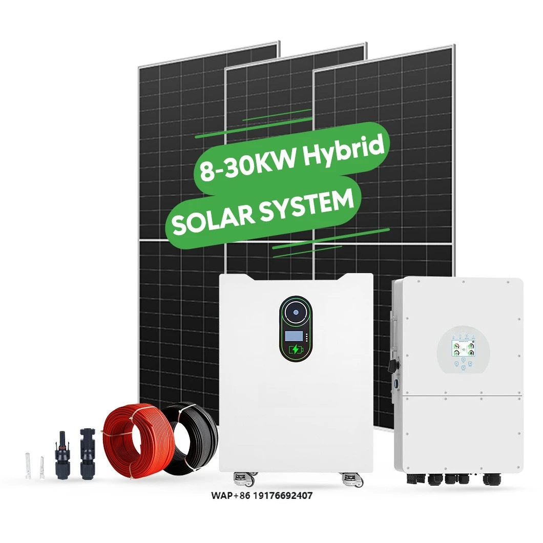 Complete 10kwh Hybrid Solar System Deye Hybrid Solar Energy System Set 15Kwh Battery for Home Use