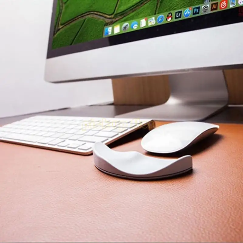 Q5WA MousePad Chuột không trượt tay Bàn tay Hỗ trợ Mat Mat Công thái học Pad Silicone Bàn tay Tay vịn