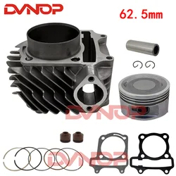 Go Kart 62.5mm Bore Cylinder Kit For 4 Stroke GY6 B 170cc 180cc 200cc 1P63QML Engine Chinese  ATV180 Quad 4 Wheeler