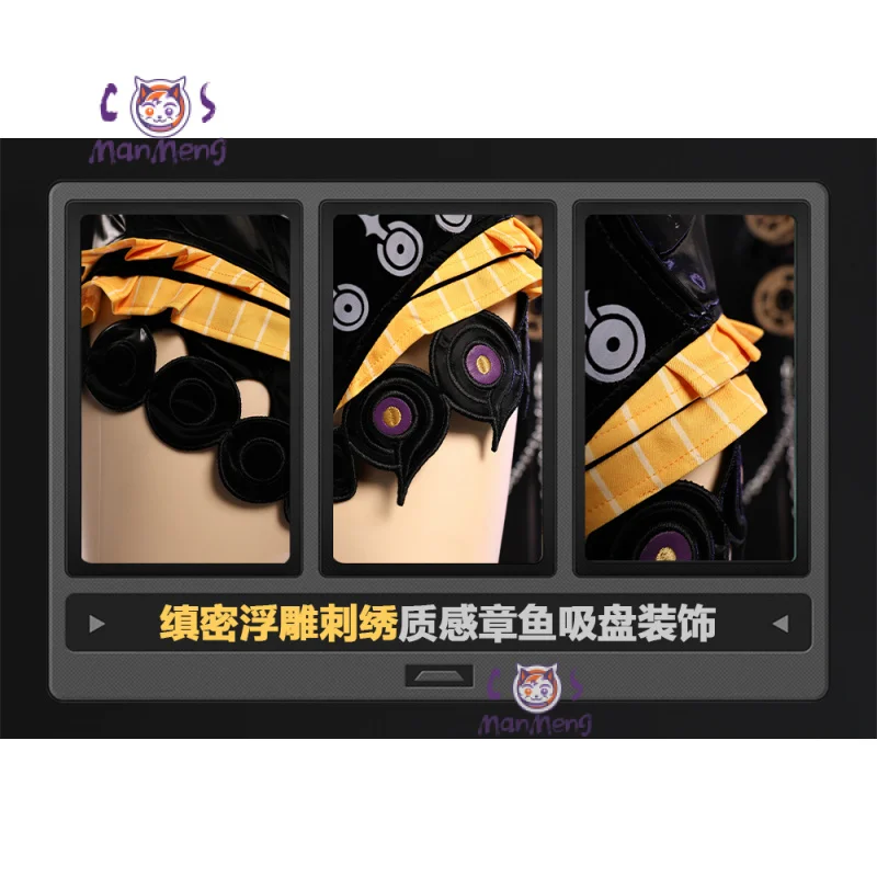 Yidhari Costume Cosplay Gioco Zenless Zone Zero Tuta cappello coda puntello calzini accessori Festa di Halloween Set uniforme dolce da donna