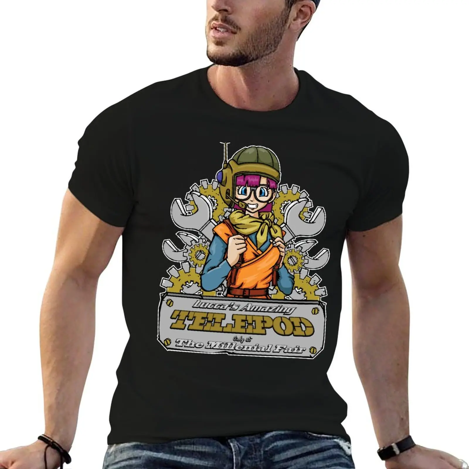 

Lucca's Amazing Telepod T-Shirt t shirts for man graphic funny man t shirt cotton T-Shirt