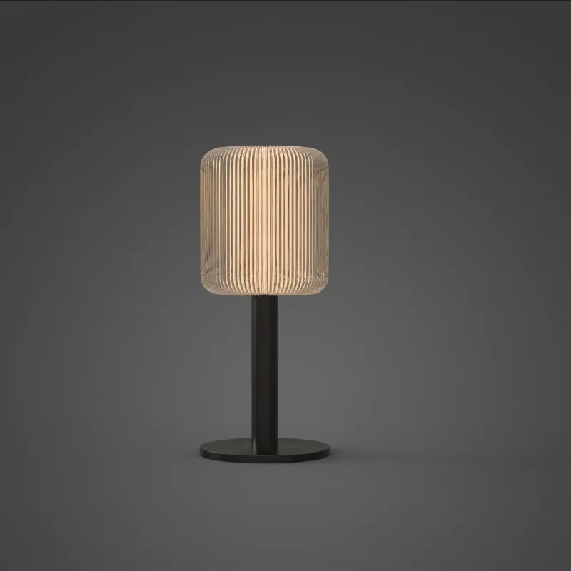 

Decorated glass hotel bedside ambient light residential night
