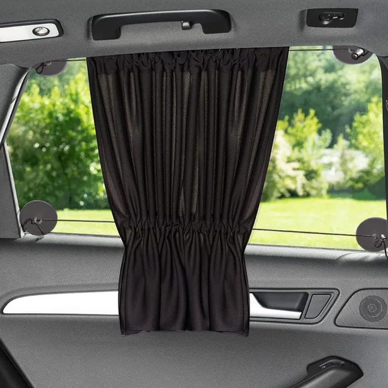 Car Window Sunshade Cover Suction Cup Side Window Sun Shade Opaque Heat Insulation Front/Back Window