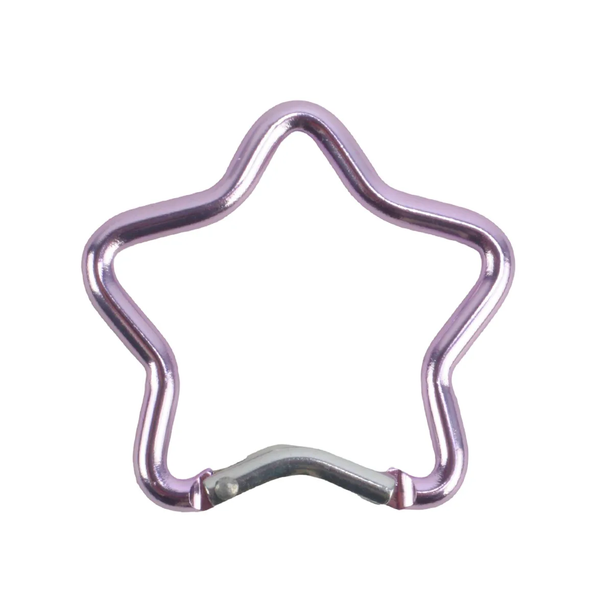 Five-pointed Star Shaped Aluminum Carabiner Key Chain Clip Outdoor Camping Keyring Hook Bottle Hanging Buckle image 5