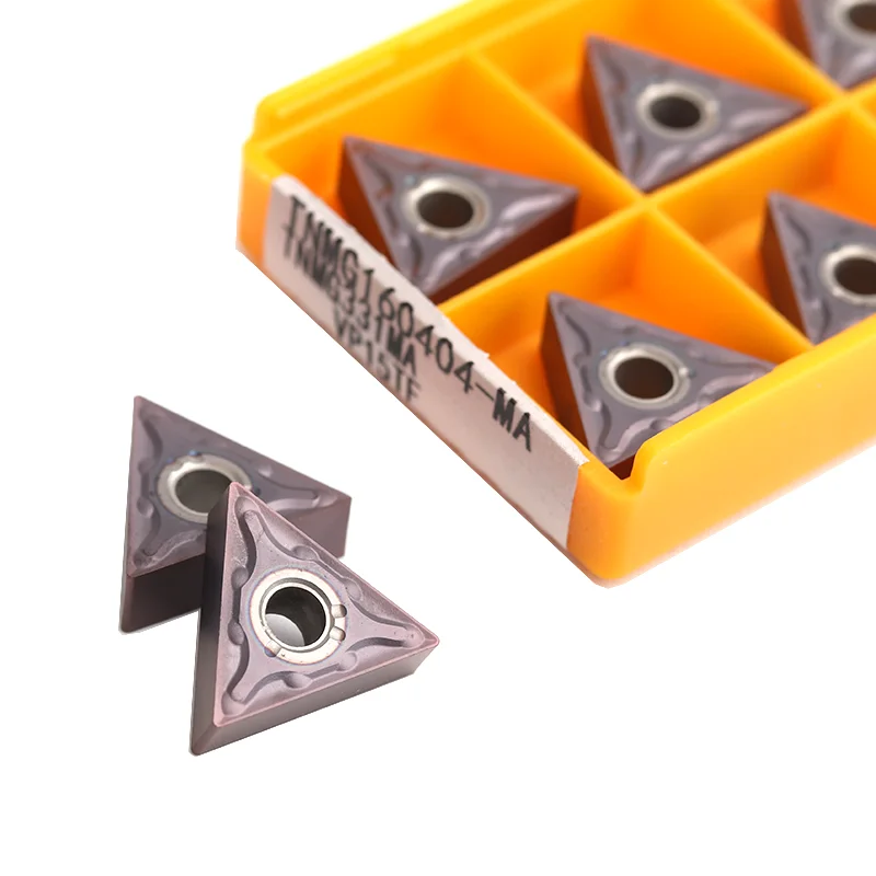 10pcs Carbide Insert TNMG160408 MA VP15TF US735 UE6020 TNMG160404 R ES Lathe Metal Cutter TNMG Blade External Turning Tool