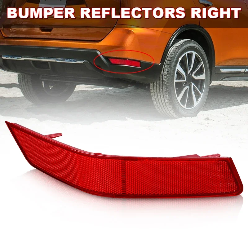 مانع صدمات خلفي للسيارة مصباح الضباب الذيل الفرامل عاكس أضواء لنيسان روج X-Trail T32 2017 2018 2019 2020 265606FV0A 265656FV0A #4
