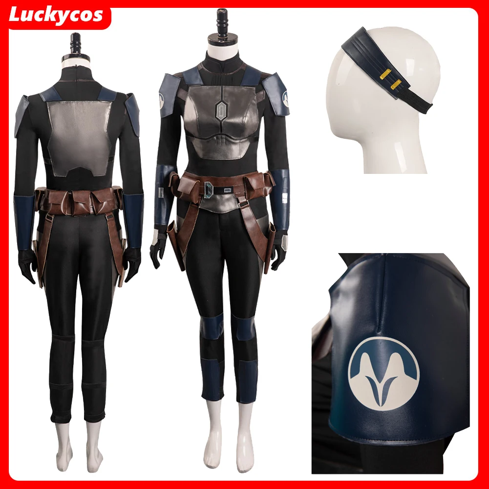 

TV Bounty Hunter 3 Bo-Katan Cosplay Kryze Costume Battle Armor Fancy Party Disguise Clothes Women Halloween Role Play Adult Suit